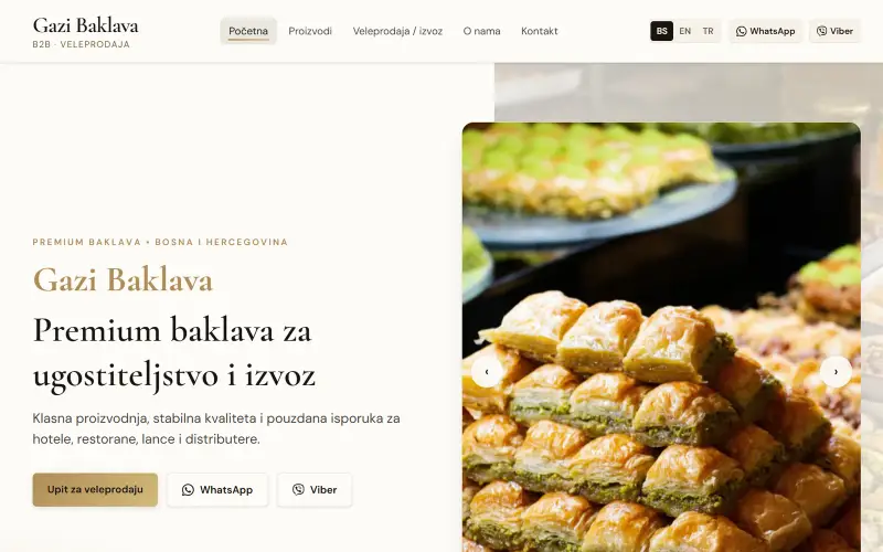 Gazibaklava proje görseli