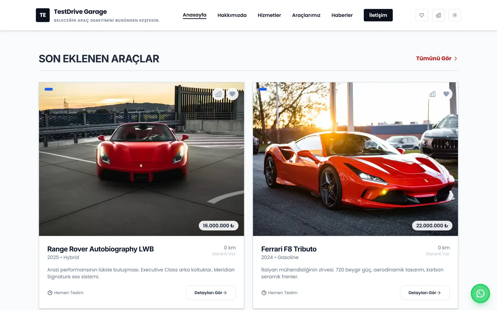 Oto Galeri Platformu ekran görüntüsü 2